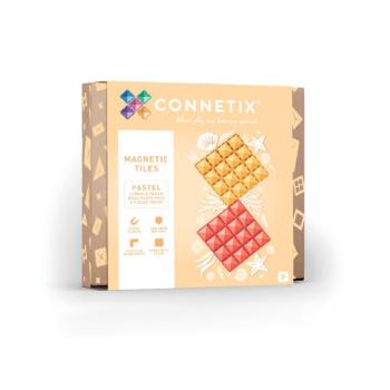 Connetix csempe - Mágneses alapok Pasztell Lemon & Peach 2 db kép