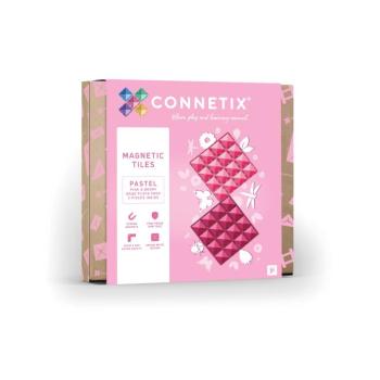 Connetix csempe - Mágneses alapok Pasztell Pink & Berry 2 db kép