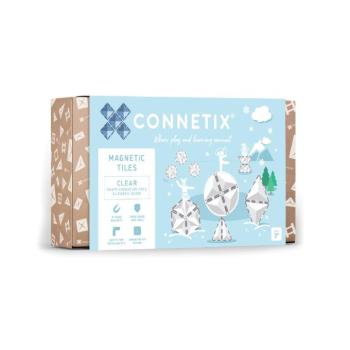 Connetix csempe - Mágneses építőkészlet átlátszó bővítőkészlet 24 db kép