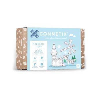 Connetix csempe - Mágneses Építőkészlet Átlátszó Kezdőkészlet 34 db kép