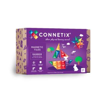 Connetix csempe - Mágneses építőkészlet Rainbow Starter Set 60 db