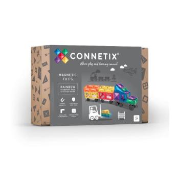 Connetix csempe - Mágneses építőkészlet Rainbow Vehicles 50 db kép