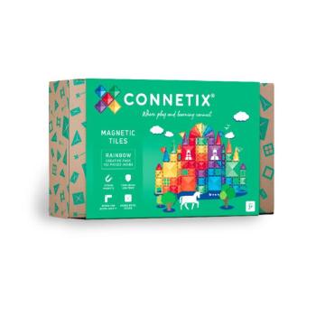 Connetix csempe - Mágneses építőkészlet Rainbow XL 102 db kép