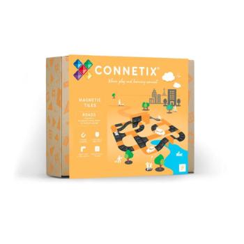 Connetix csempe - Mágneses építőkészlet Rámpák és kereszteződések 16 db kép