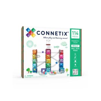 Connetix Tiles - Átlátszó mágneses golyópálya 114 db kép