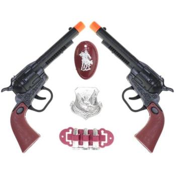 Cowboy pisztolyok 2 db 20 cm-es tartozékokkal kép