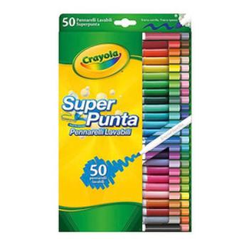Crayola Kimosható vékony-vastag filctoll 50db kép
