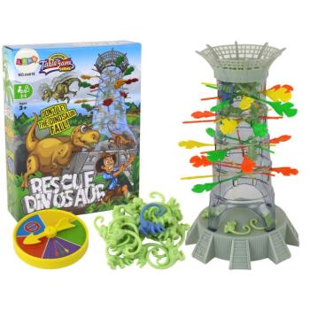 Családi ügyességi játék Falling Dinosaurs Stick Tower kép