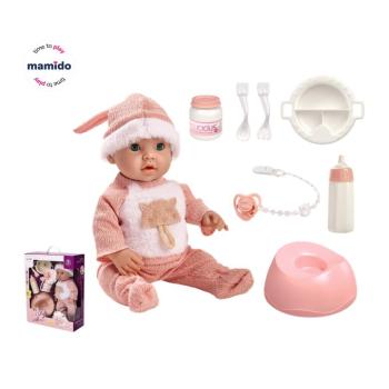 Csecsemőbaba szettel és kiegészítőkkel Babababa MT1220