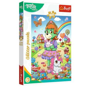 Csillogó puzzle Treflíci 100 darab Trefl kép