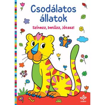 Csodálatos állatok – Színezz, betűzz, játssz! kép