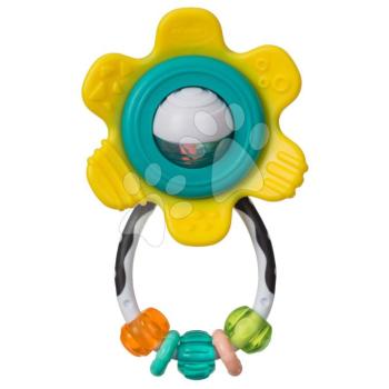 Csörgő rágókával Virág Spin & Rattle Teether Infantino 3 hó-tól kép