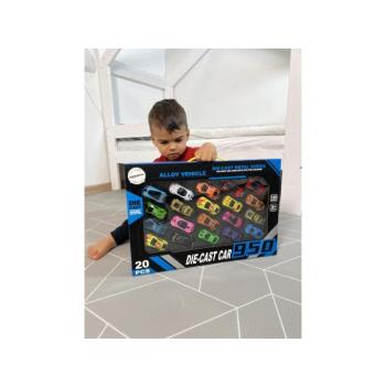 Die-Cast autó készlet 20 db fém autóból kép