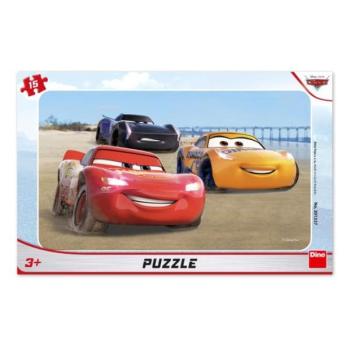 Dino CARS RACE 15 tábla puzzle kép