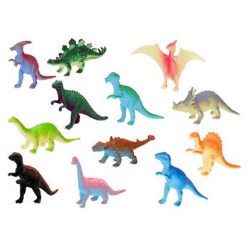 Dinoszaurusz 4-8cm 12 faj 12 db kép