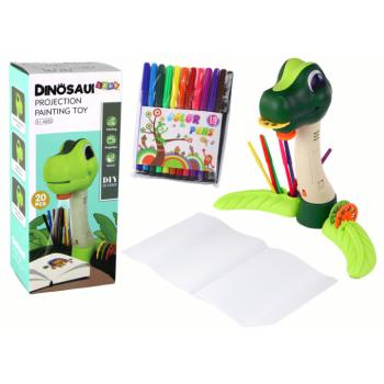 Dinoszaurusz projektor markerekkel kép