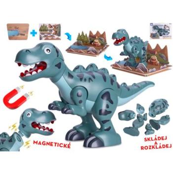 Dinoszaurusz T-Rex 28cm mágneses kiegészítőkkel 2db kép