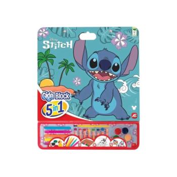 Disney: Stitch - Óriás színező 5 az 1-ben matricákkal kép