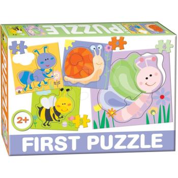 Dohány puzzle 4 képpel Baby First Rovarok 639-4 kép