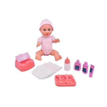 Dolls World - Baba Olivia 38 cm iszik és pisil csukódó szemekkel és kiegészítőkkel kép