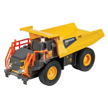 Dömper Volvo Rigid Hauler Majorette hanggal és fénnyel hossza 20 cm kép