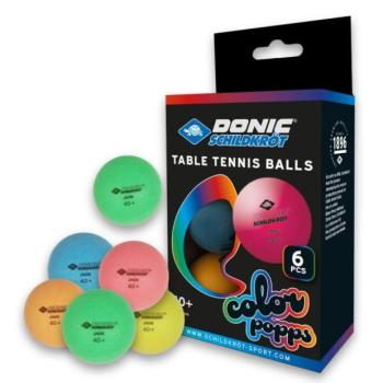 Donic-Schildkröt - asztalitenisz labdák Colour Popps Poly 40, 6 db kép