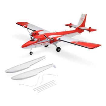 E-flite DHC-6 Twin Otter 1.4m AS3X+ SAFE Select BNF Basic, úszótalpak kép
