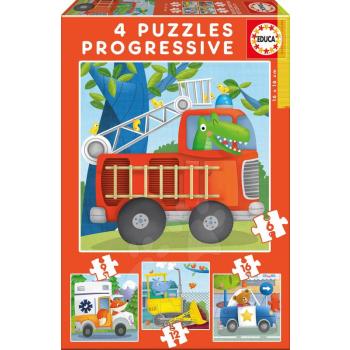 Educa gyerek puzzle Állatmentők progresszív 17144 kép