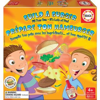 Educa gyerek társasjáték Build a burger 16892 kép
