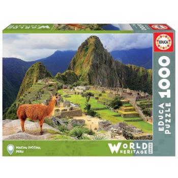 Educa puzzle Machu Picchu 1000 darabos és fix ragasztó 17999
