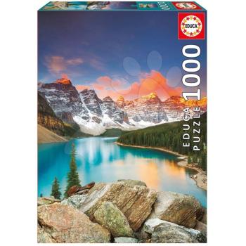 Educa puzzle Moraine Lake, Banff national park Canada 1000 darabos és fix ragasztó 17739 kép