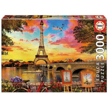 Educa puzzle Sunset in Paris Educa 3000 darabos 17675 kép