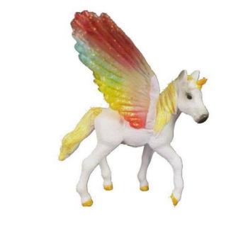 Egyszarvú figura szárnyakkal 9 cm kép