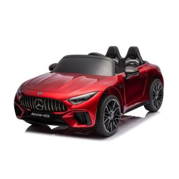 Elektromos autó Mercedes AMG SL63 24V 2x200W pirosra festve kép