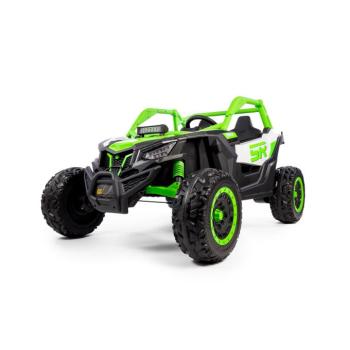 Elektromos játékautó Buggy Bumper 66 zöld | 24V | 4x200W | ÉVA | LED | 2,4 GHz | Öko bőr kép