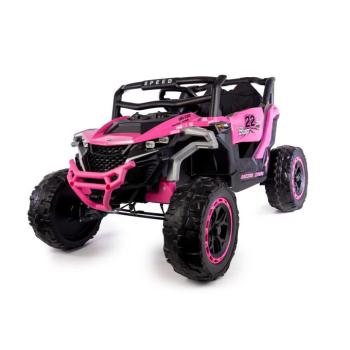 Elektromos játékautó Buggy Racing Speed ​​​​22 rózsaszín | 4x4 | 12V10Ah | 180 W | ÉVA | LED | 2,4 GHz | Öko bőr kép