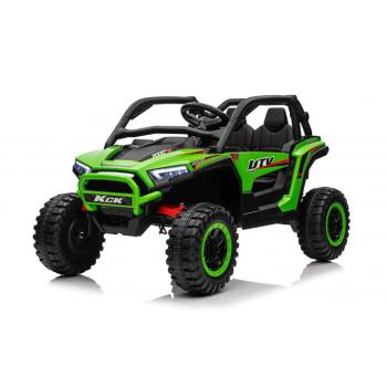 Elektromos játékautó Buggy UTV KCK 4x4 zöld 24V | 800W | 50 kg | EVA | LED | 2,4 GHz | ECO bőr kép
