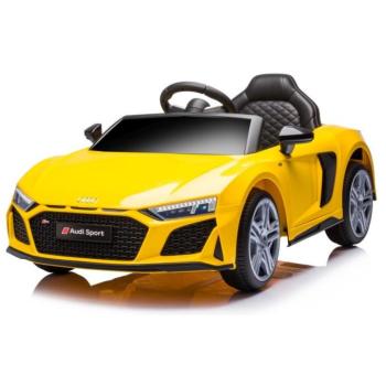 Elektromos kisautó Audi R8 Lift sárga kép