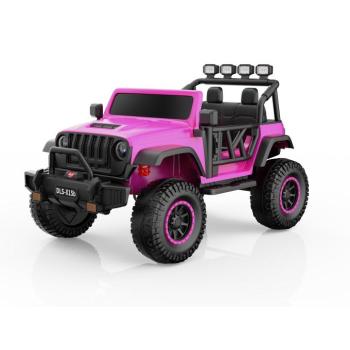 Elektromos kisautó Buggy BIG FOOT 4x4 rózsaszín 24V | 800 W | 60 kg | ÉVA | LED | 2,4 GHz | Öko bőr kép