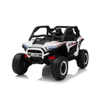 Elektromos kisautó Buggy UTV KCK 4x4 fehér 24V | 800W | 50 kg | EVA | LED | 2,4Ghz | ECO bőr kép
