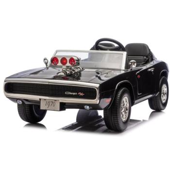Elektromos kisautó gyerekeknek Dodge Charger R/T 24V 2x200W fekete kép