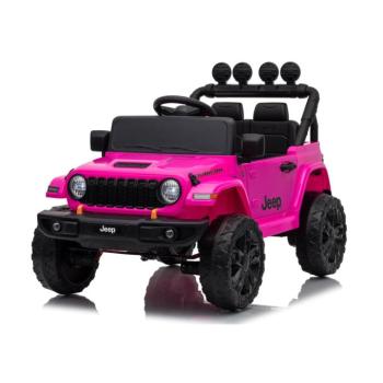 Elektromos kisautó Jeep Rubicon 24 V 2x200 W rózsaszín kép