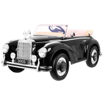 Elektromos kisautó Mercedes Benz 300S Retro feketére festve kép