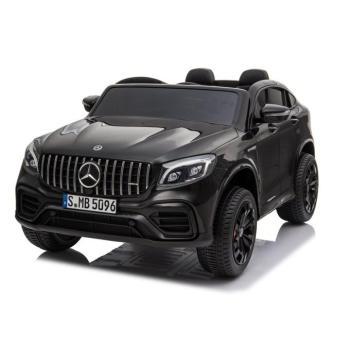 Elektromos kisautó Mercedes-Benz GLC 63S 4x4 LCD kétüléses feketére festve kép