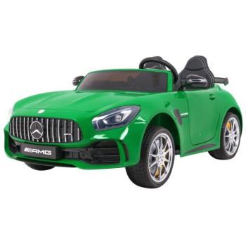 Elektromos kisautó Mercedes-Benz GT R 4x4 zöldre festve kép