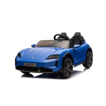 Elektromos kisautó Porsche Taycan Turbo S kék kép