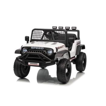 Elektromos kisautó Speed Offroad fehér | 4x45W | EVA kerekek | 12V 7Ah | ökobőr kép