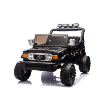 Elektromos kisautó Toyota FJ Cruiser XXL 4x4 meghajtással, licencelt (Kétszemélyes), fekete, kép