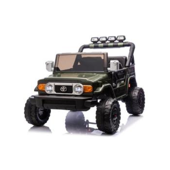 Elektromos kisautó Toyota FJ Cruiser XXL 4x4 meghajtással, licencelt (Kétszemélyes), zöld, kép