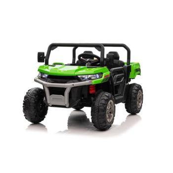 Elektromos mezőgazdasági teherautó 4x4 zöld kép
